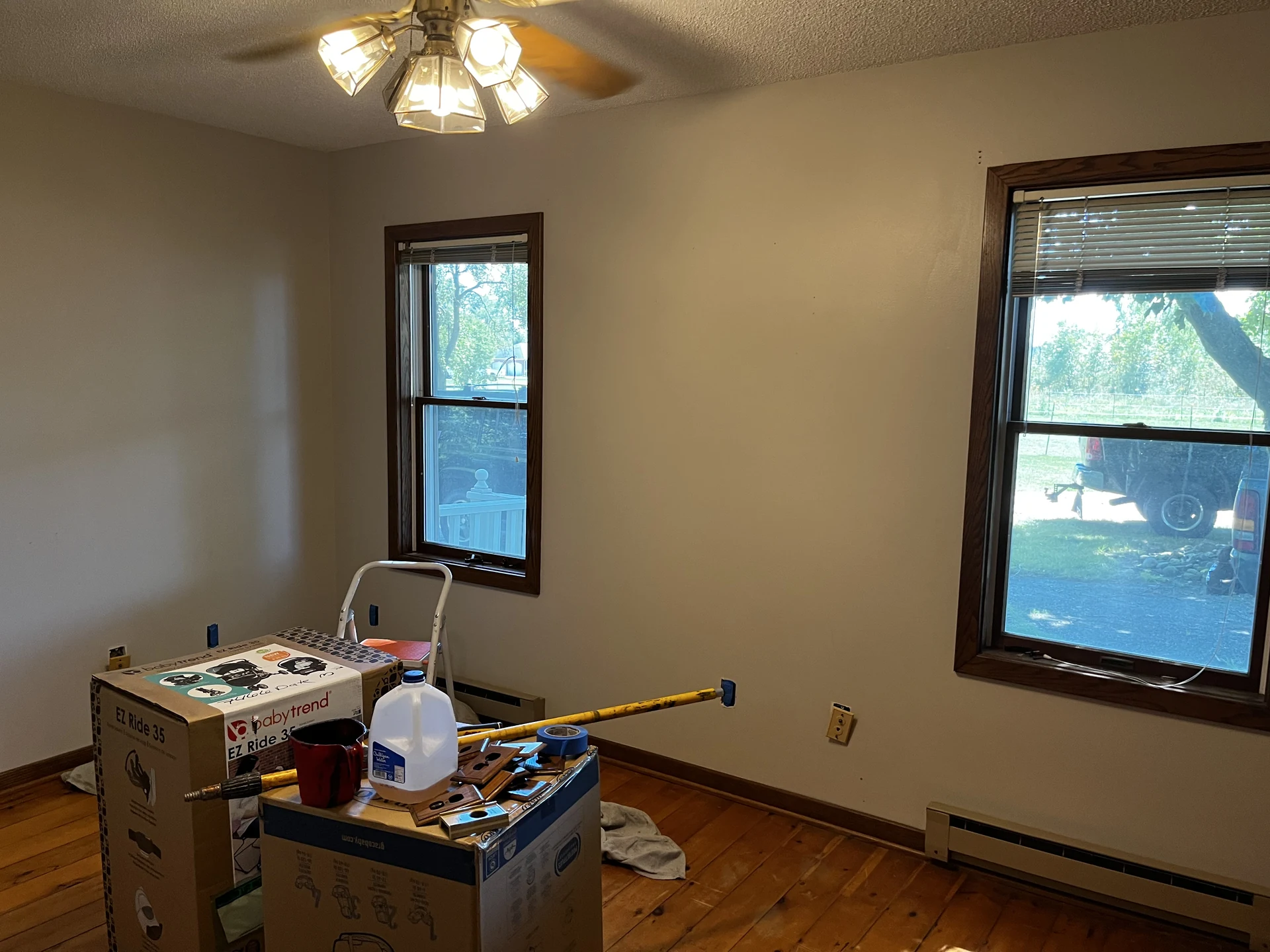 Drywall, painting, and carpentry work